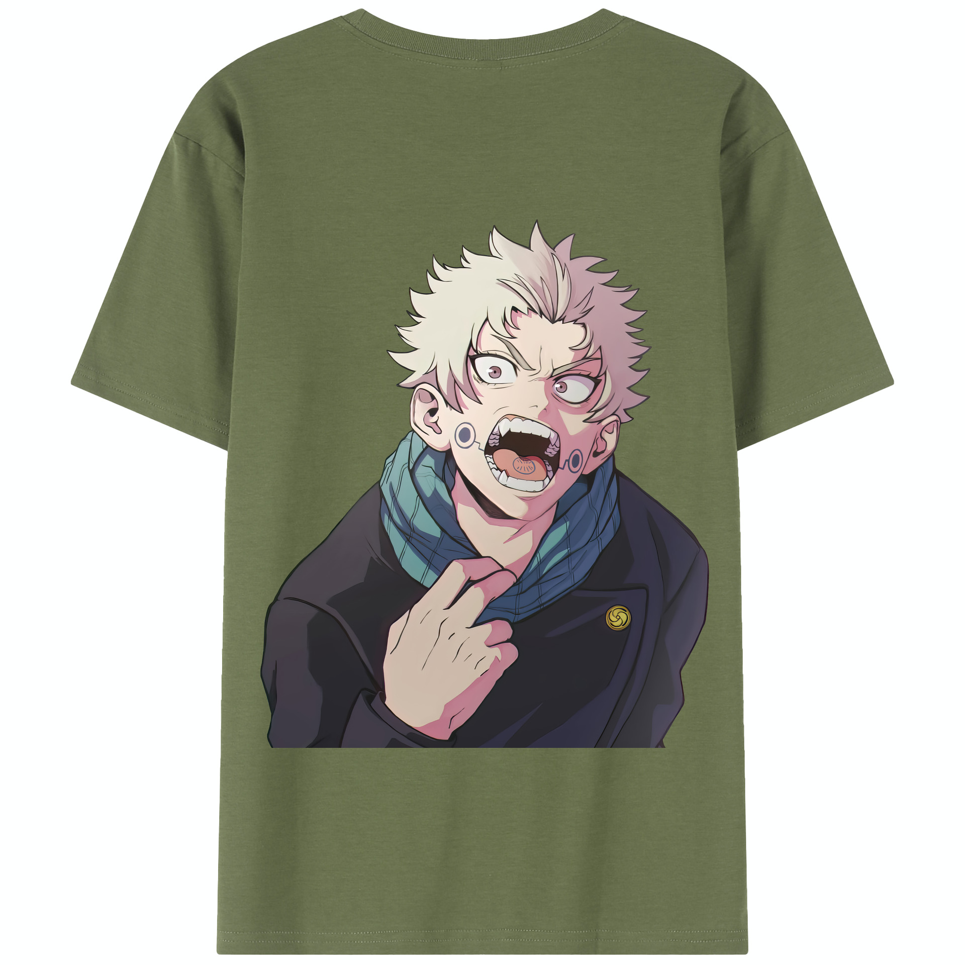 （画像用） 呪術廻戦 Jujutsu Kaisen 綿100％半袖Tシャツ（背面プリント）